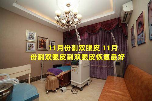 11月份割双眼皮 11月份割双眼皮割双眼皮恢复最好
